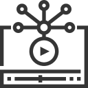 MOIP systems and AV support. Video distribution icons created by howcolour - Flaticon
