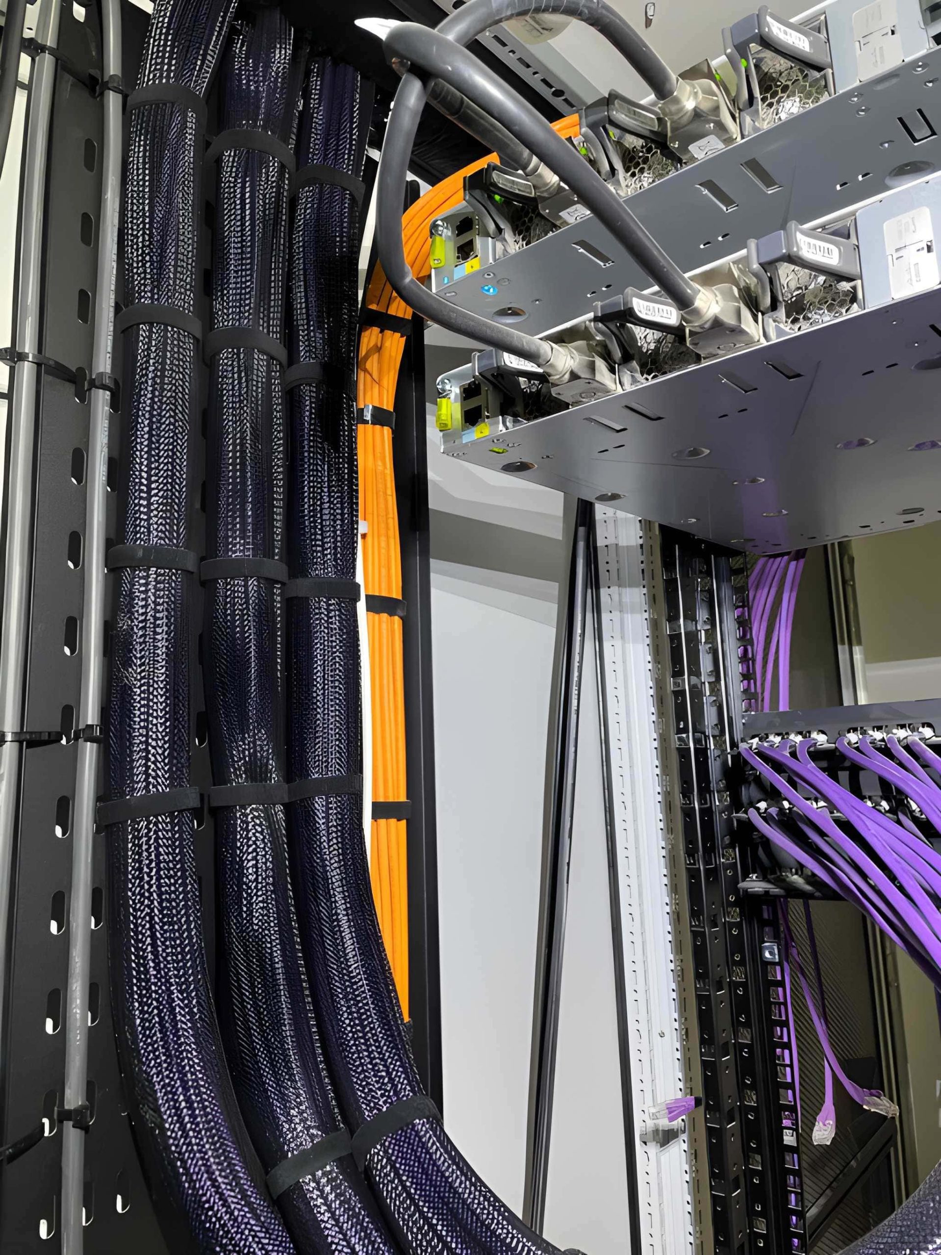 Professional Office Network Data Cabling Installation - Uni-Lec Pro AV Plymouth