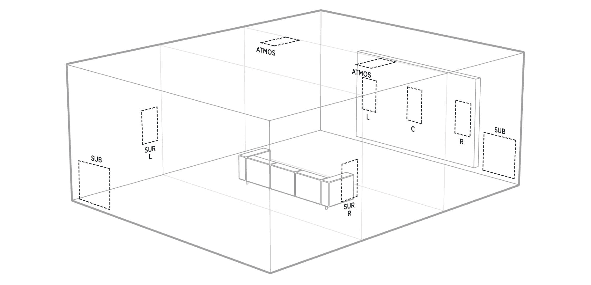 home cinema for football design